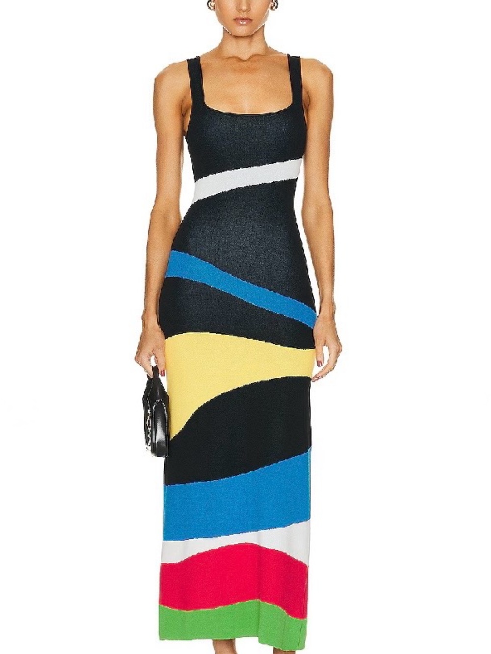 STAUD Katie Dress in Marble, Medium, NWT